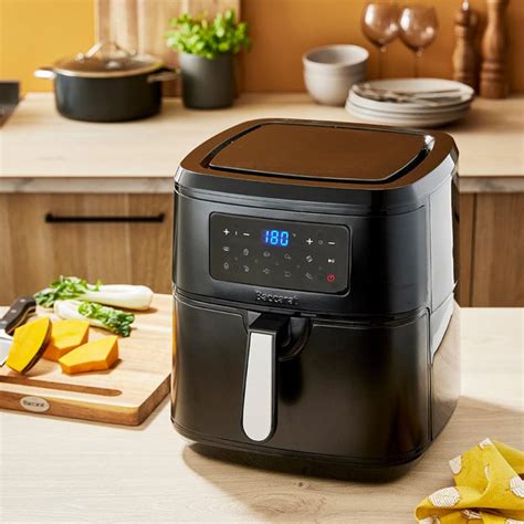 baccarat the healthy fry 9l air fryer black|Baccarat The Healthy Fry 9L Air Fryer 32.7X38.3X35.2cm Black.